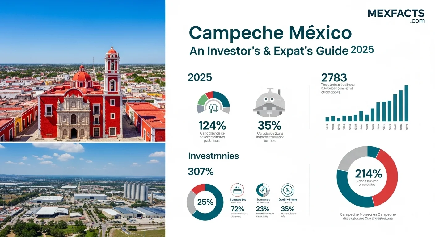Mexican facts and data about Campeche Mexico with statistical information