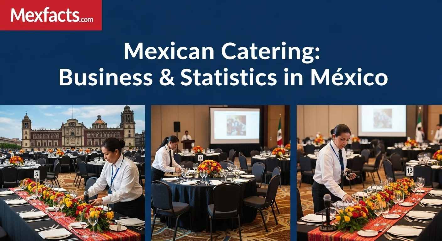 Catering statistics and information about Mexico for international audience