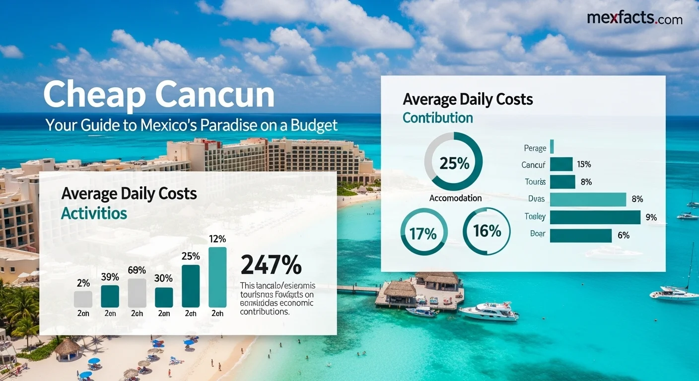 Mexican facts and data about Cheap Cancun with statistical information