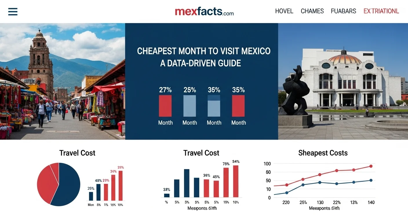 Cheapest Month statistics and information about Mexico for international audience
