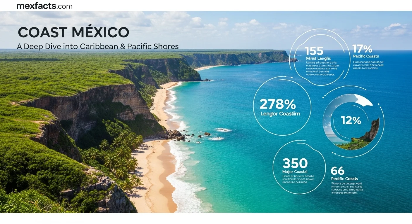 Mexican facts and data about Coast Mexico with statistical information