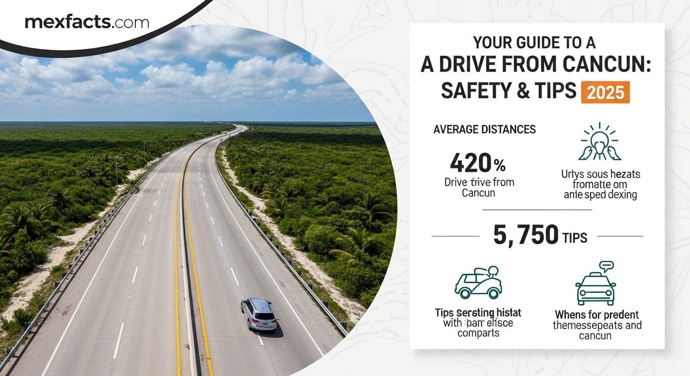 Mexican facts and data about Drive From Cancun with statistical information