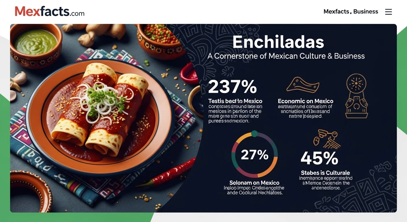 Mexican facts and data about Enchiladas with statistical information