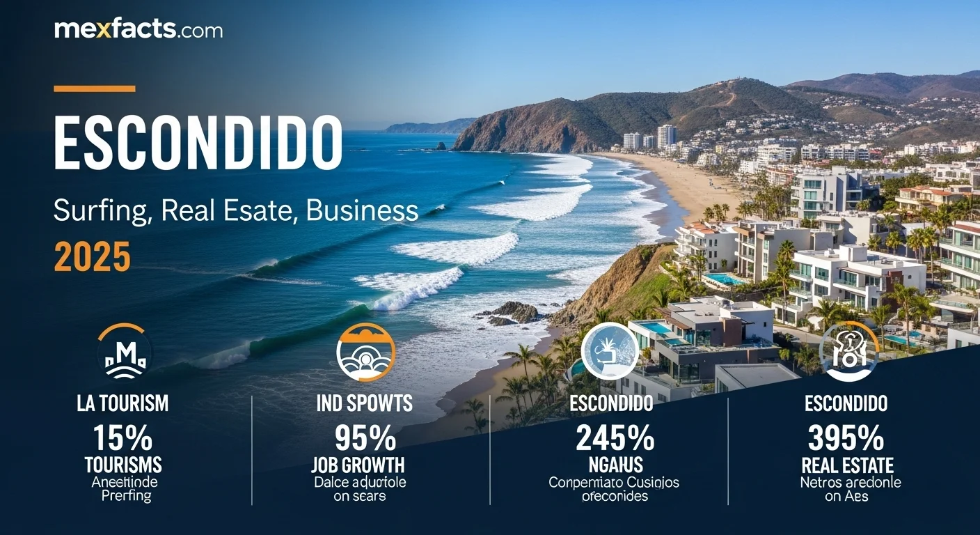Mexican facts and data about Escondido Mexico with statistical information