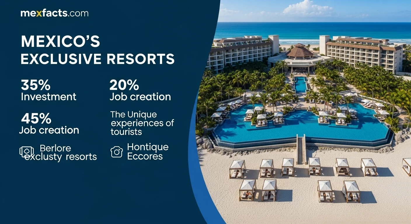 Mexican facts and data about Exclusive Resorts with statistical information
