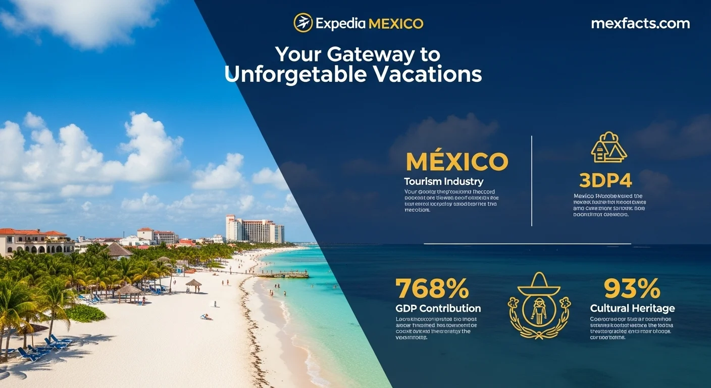 Mexican facts and data about Expedia Mexico with statistical information