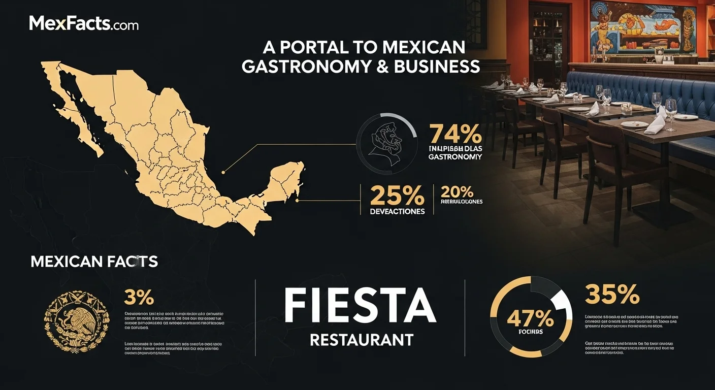 Mexican facts and data about Fiesta Restaurant with statistical information