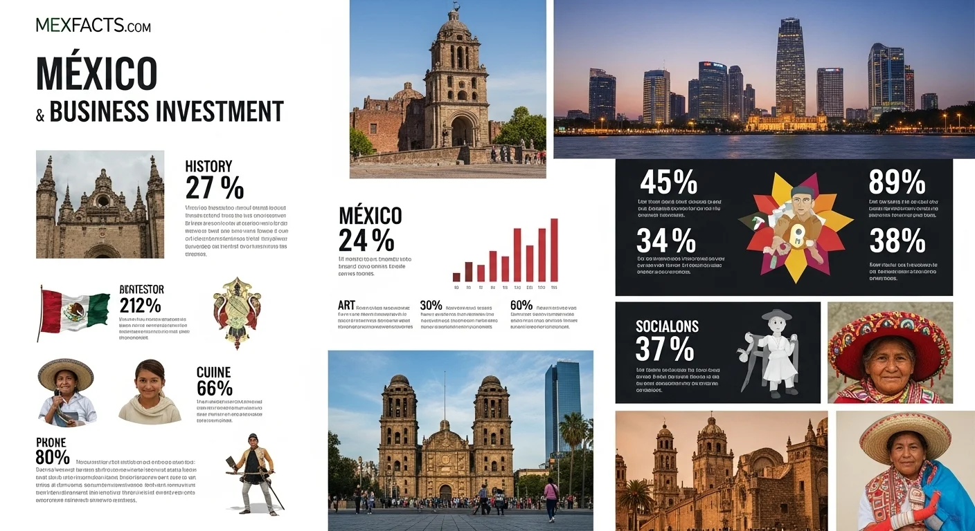 Mexican facts and data about History And Culture with statistical information