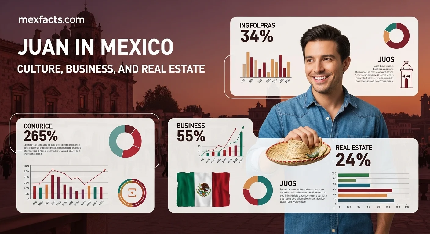 Mexican facts and data about Juan with statistical information