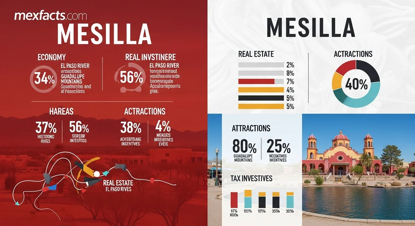 Mexican facts and data about Mesilla Nm with statistical information