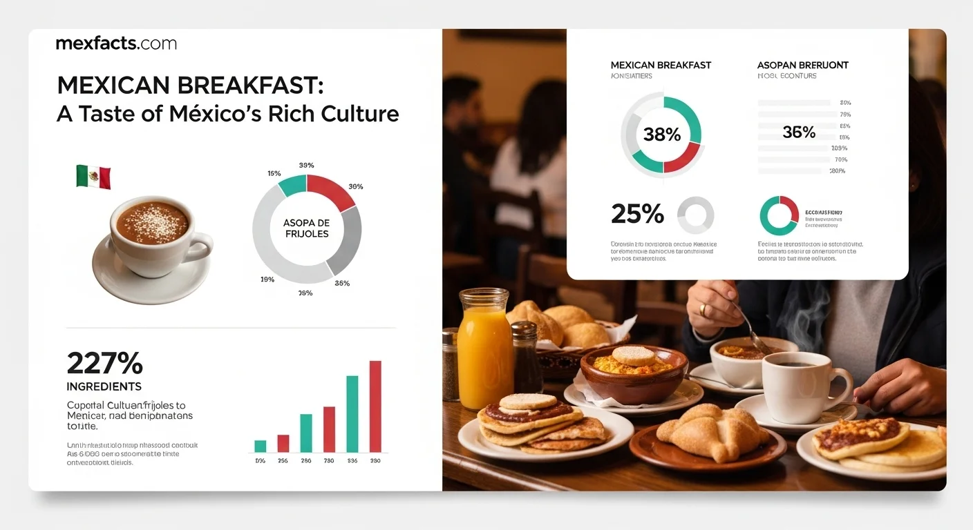 Mexican facts and data about Mexican Breakfast with statistical information