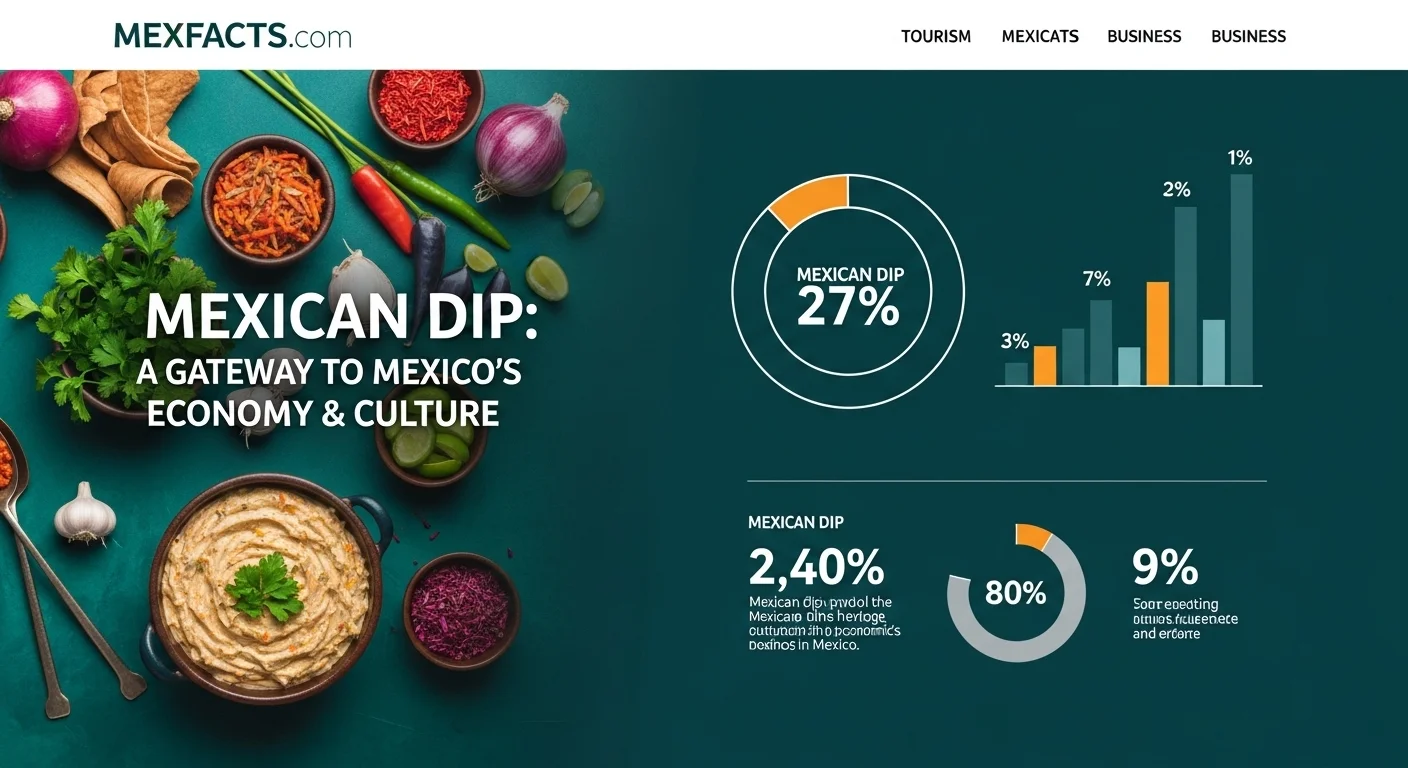 Mexican facts and data about Mexican Dip with statistical information