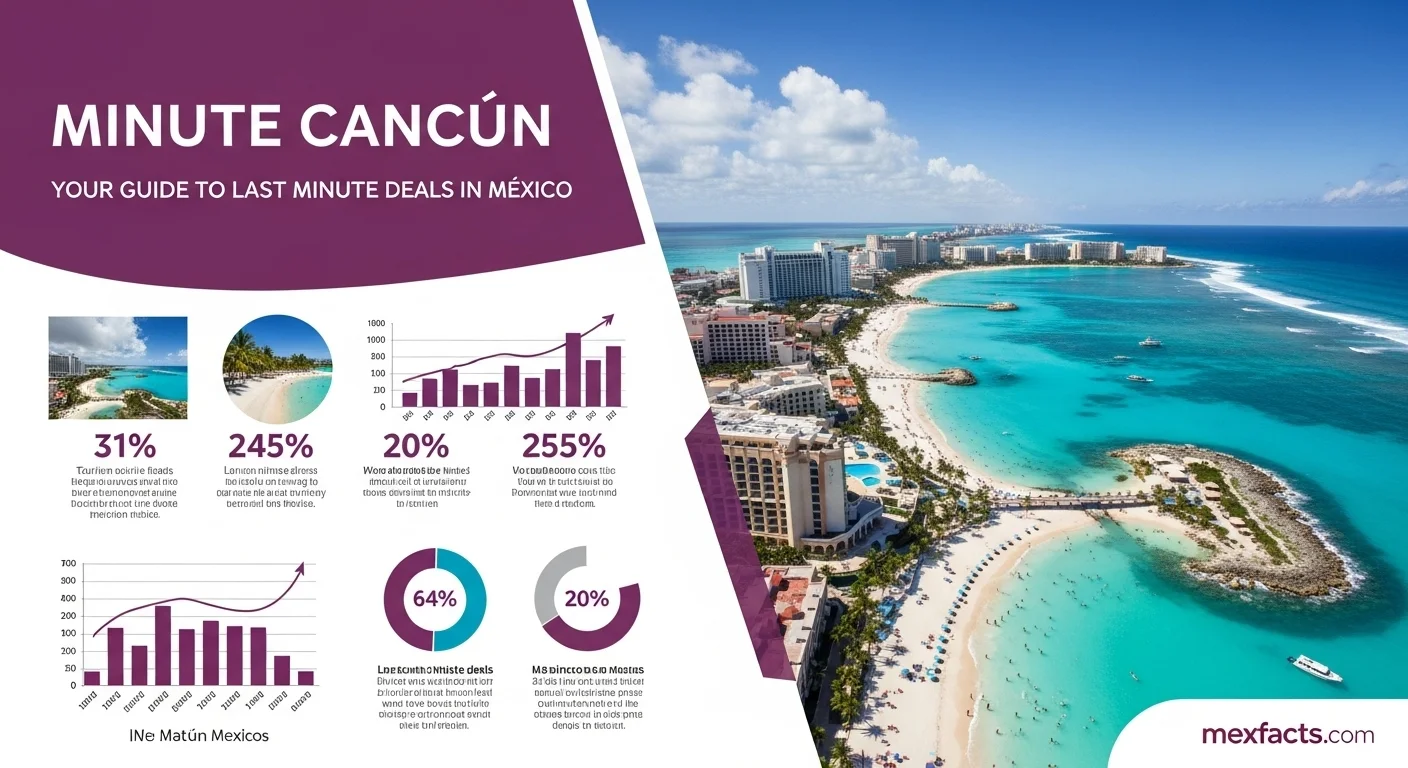 Mexican facts and data about Minute Cancun with statistical information
