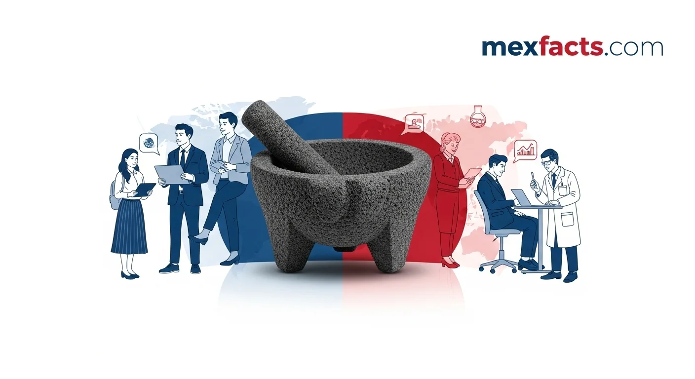 Molcajete statistics and information about Mexico for international audience