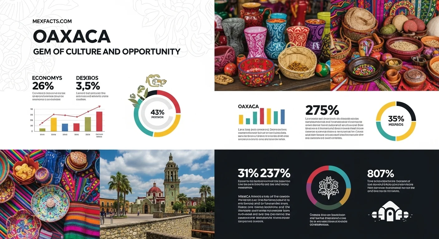Mexican facts and data about Oaxaca with statistical information