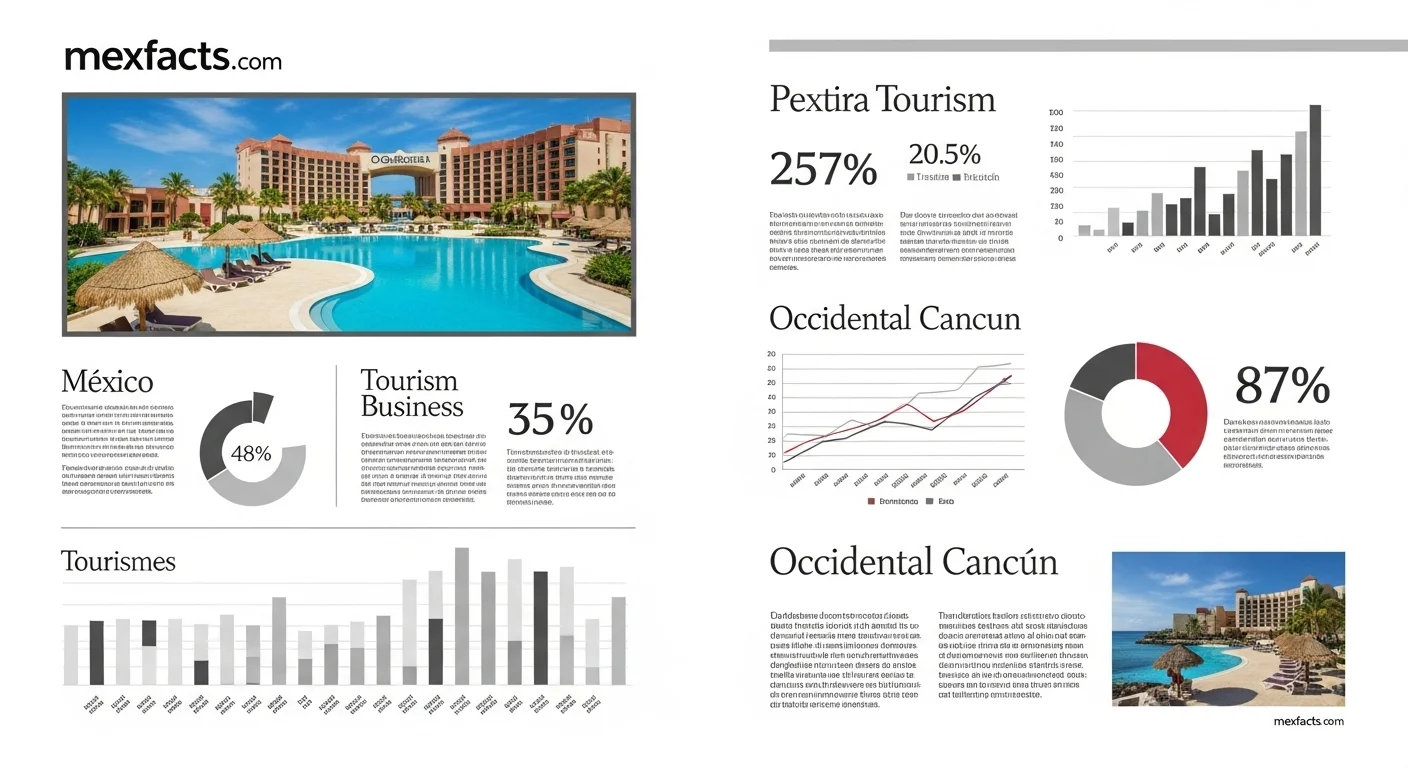 Mexican facts and data about Occidental Cancun with statistical information