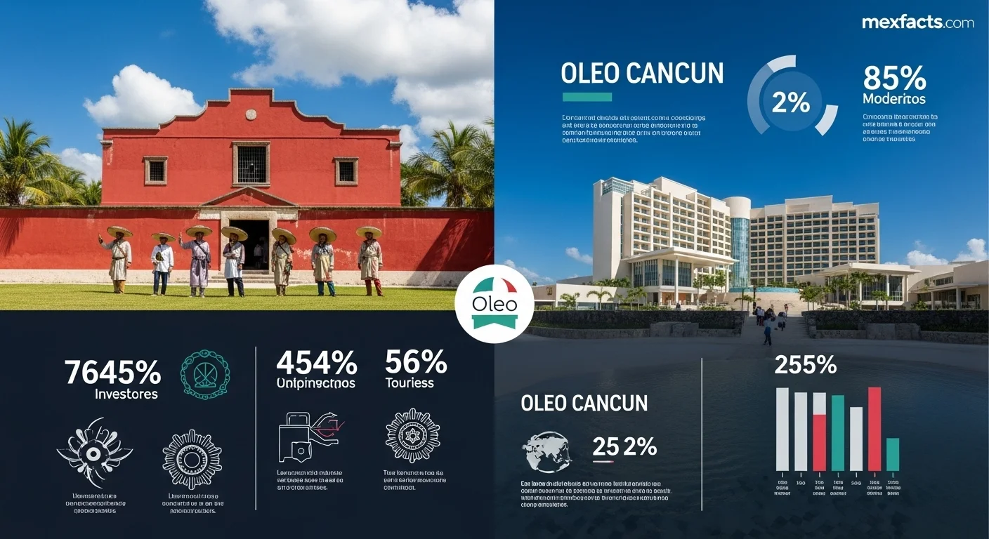 Mexican facts and data about Oleo Cancun with statistical information