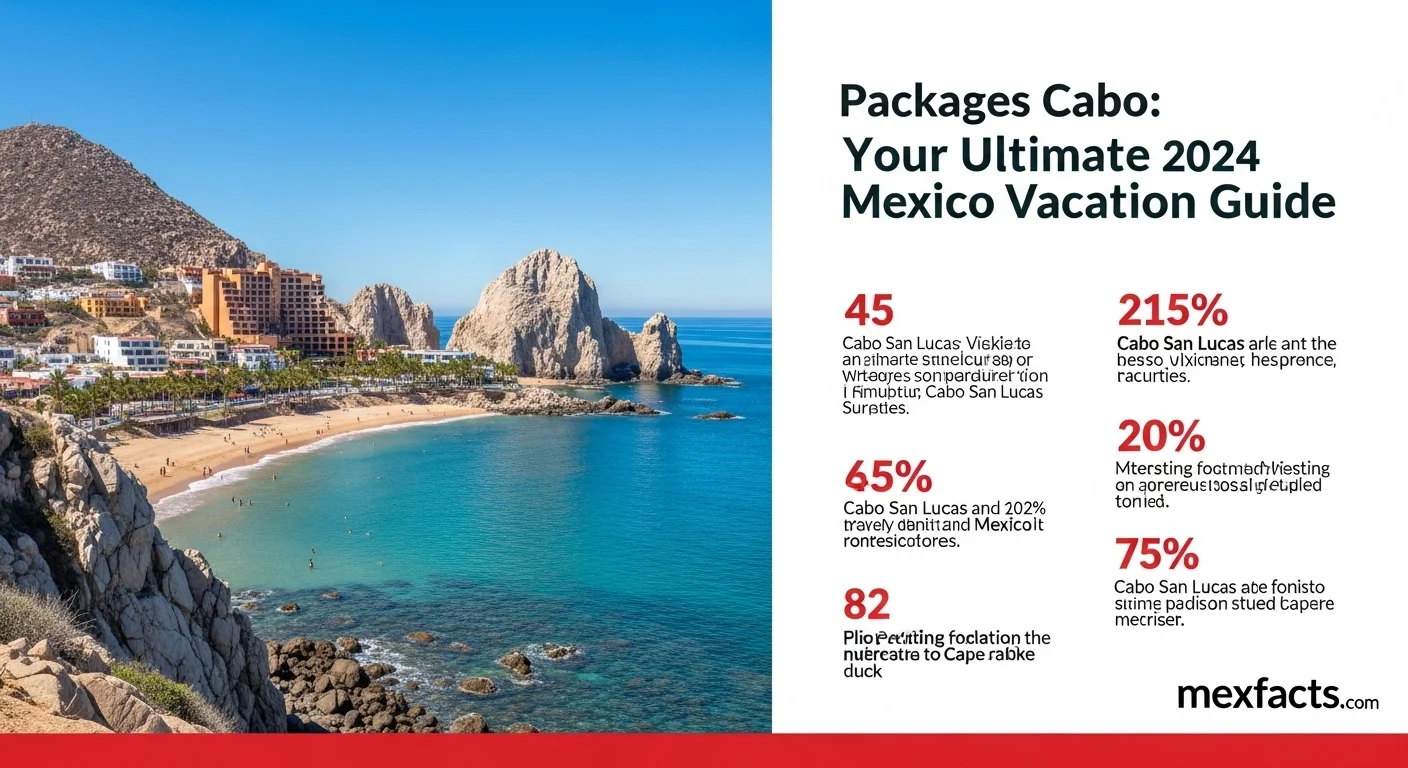 Mexican facts and data about Packages Cabo with statistical information