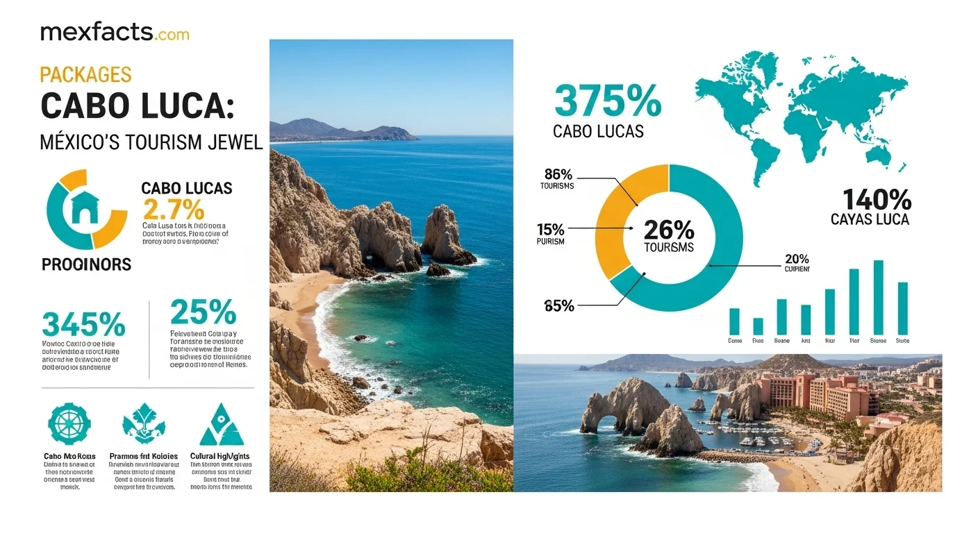 Mexican facts and data about Packages Cabo Luca with statistical information