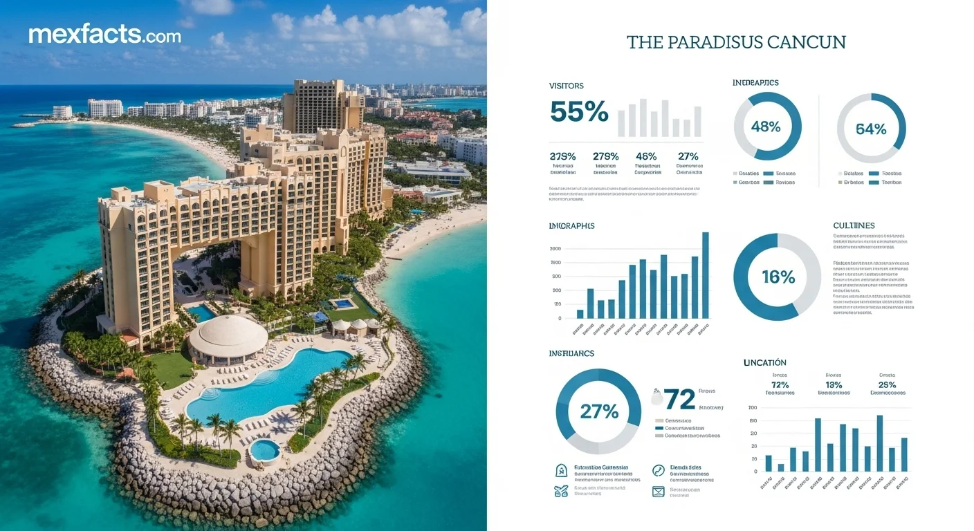 Mexican facts and data about Paradisus Cancun with statistical information