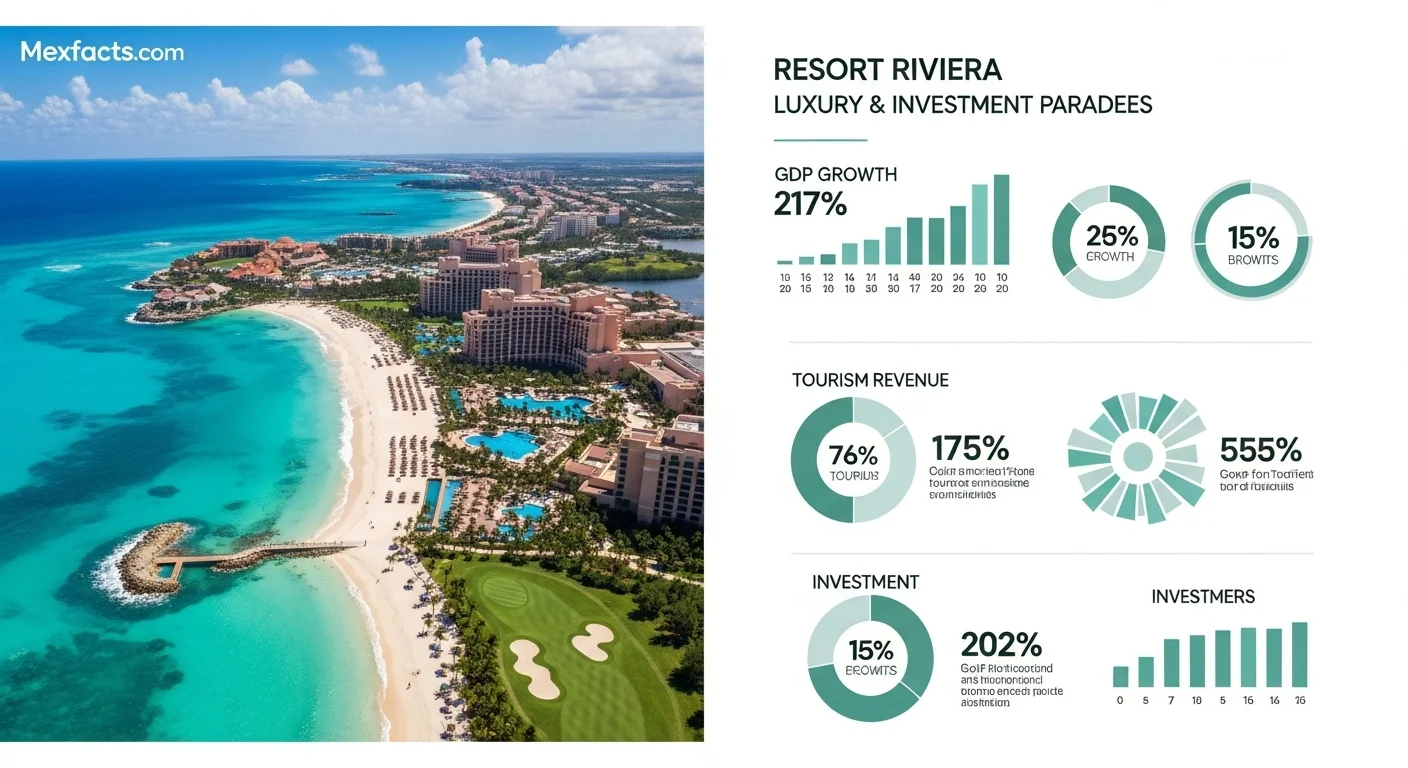 Mexican facts and data about Resort Riviera with statistical information
