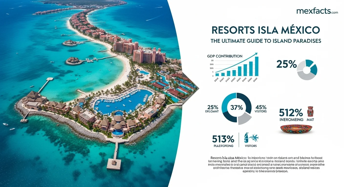 Mexican facts and data about Resorts Isla with statistical information