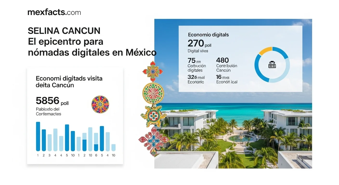 Mexican facts and data about Selina Cancun with statistical information