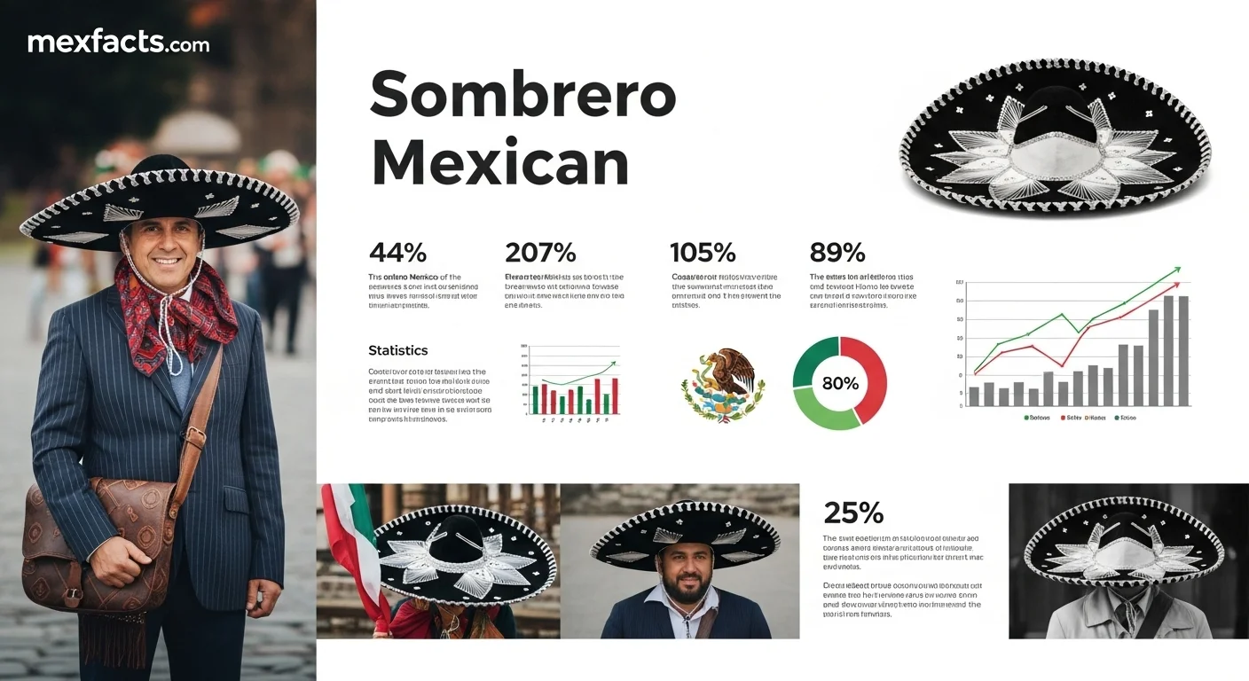 Mexican facts and data about Sombrero Mexican with statistical information