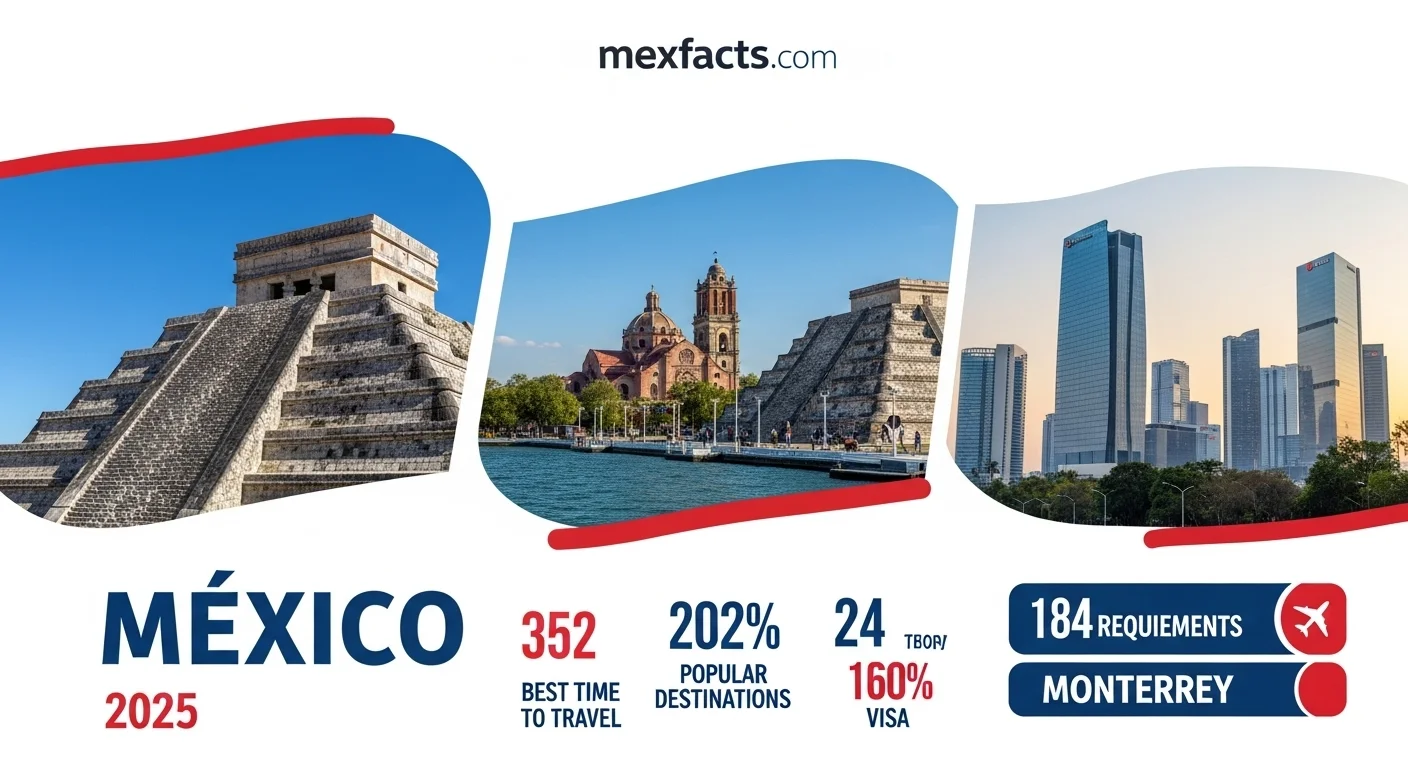Travel Season statistics and information about Mexico for international audience