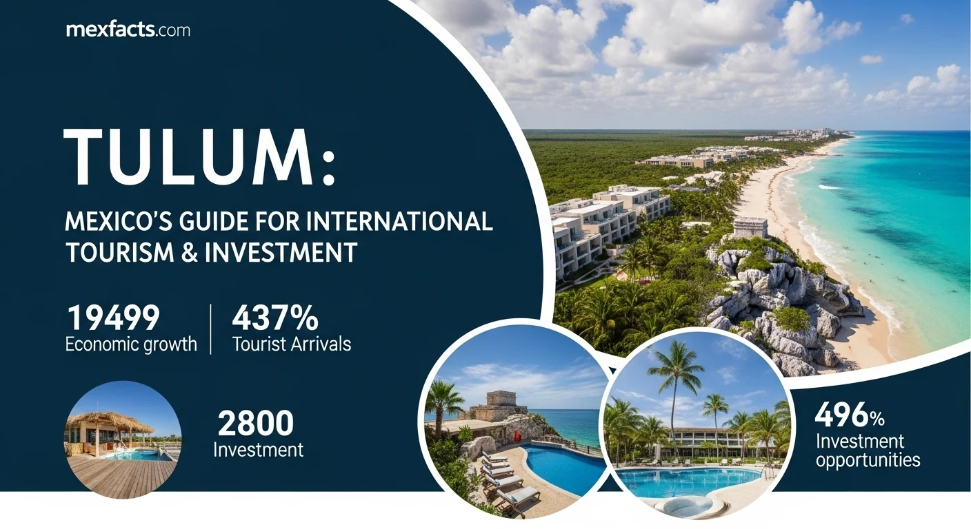 Mexican facts and data about Tulum with statistical information