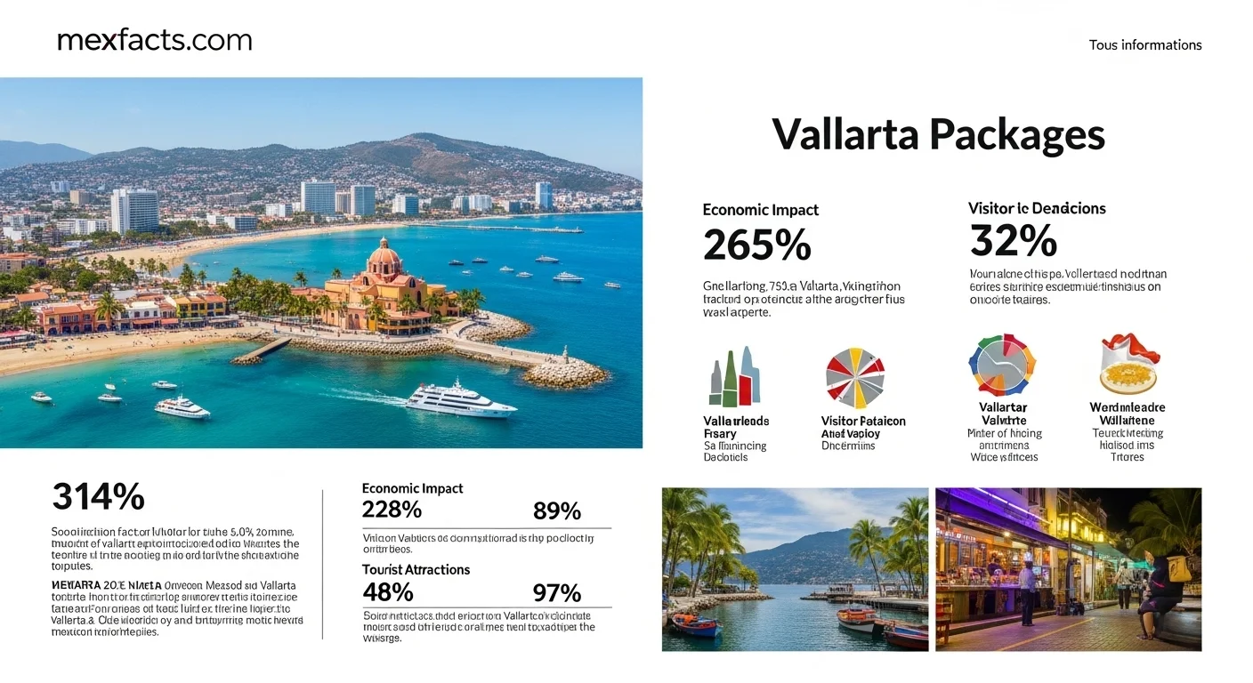 Mexican facts and data about Vallarta Packages with statistical information