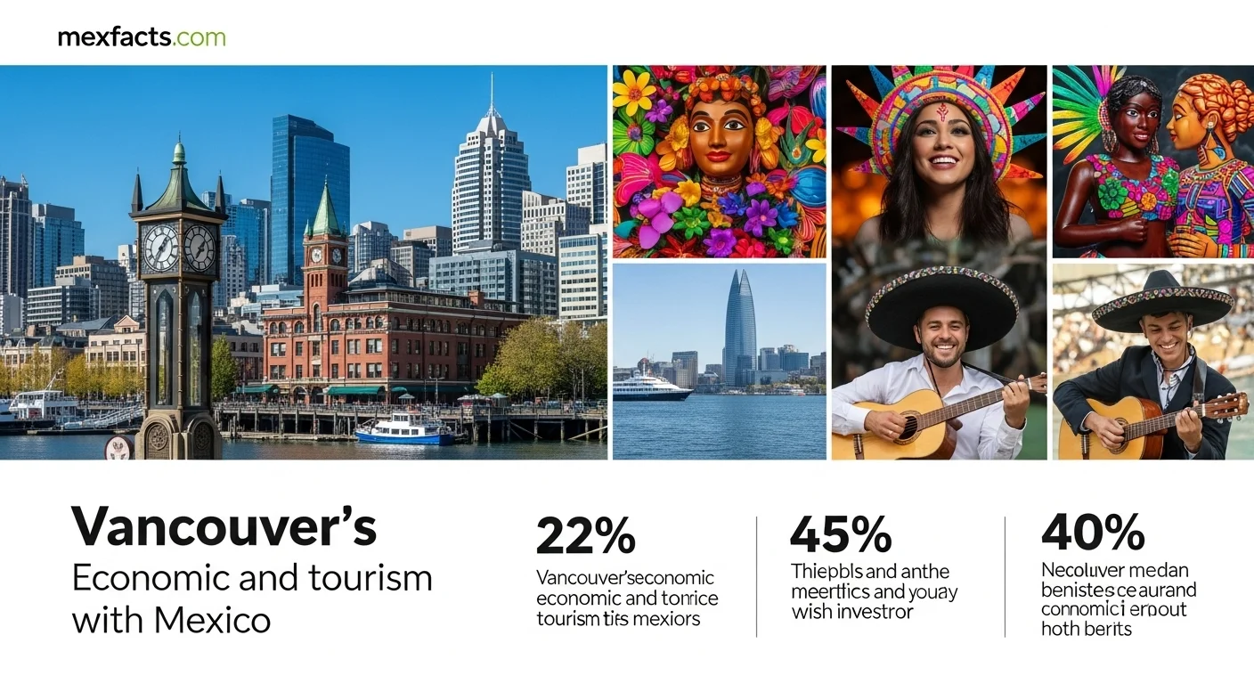 Mexican facts and data about Vancouver with statistical information