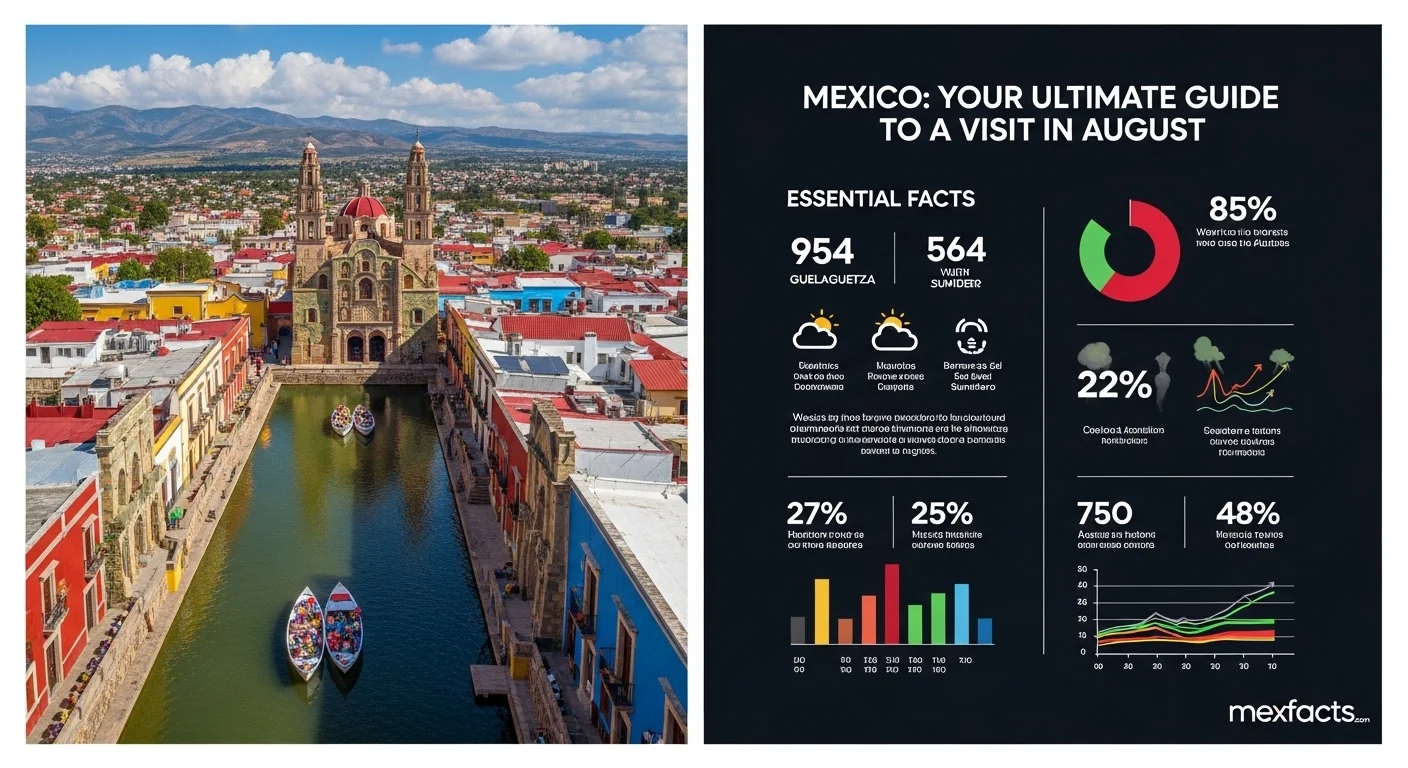 Mexican facts and data about Visit In August with statistical information