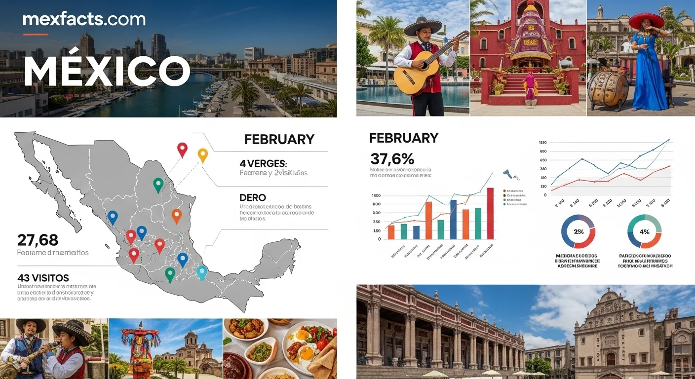 Mexican facts and data about Visit In February with statistical information