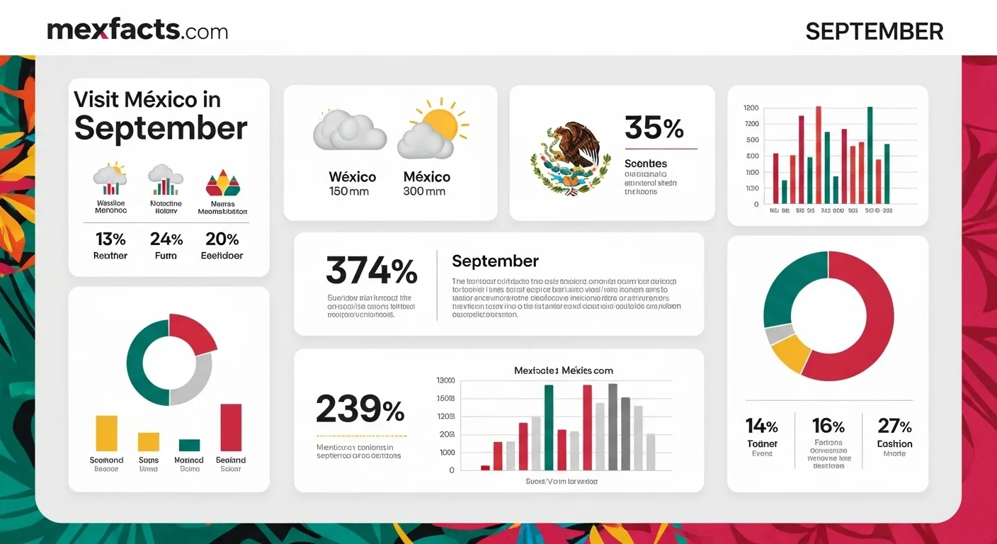 Mexican facts and data about Visit In September with statistical information