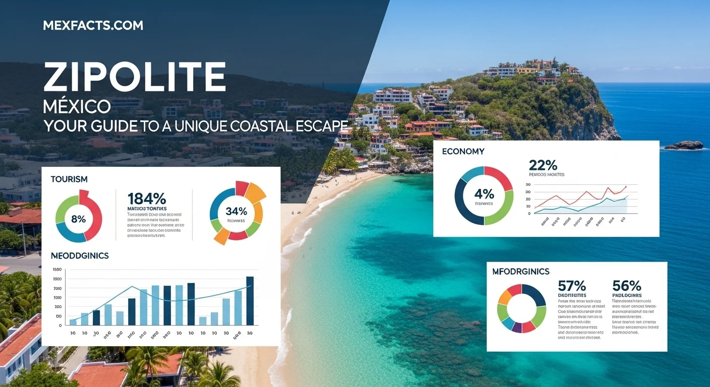 Mexican facts and data about Zipolite with statistical information