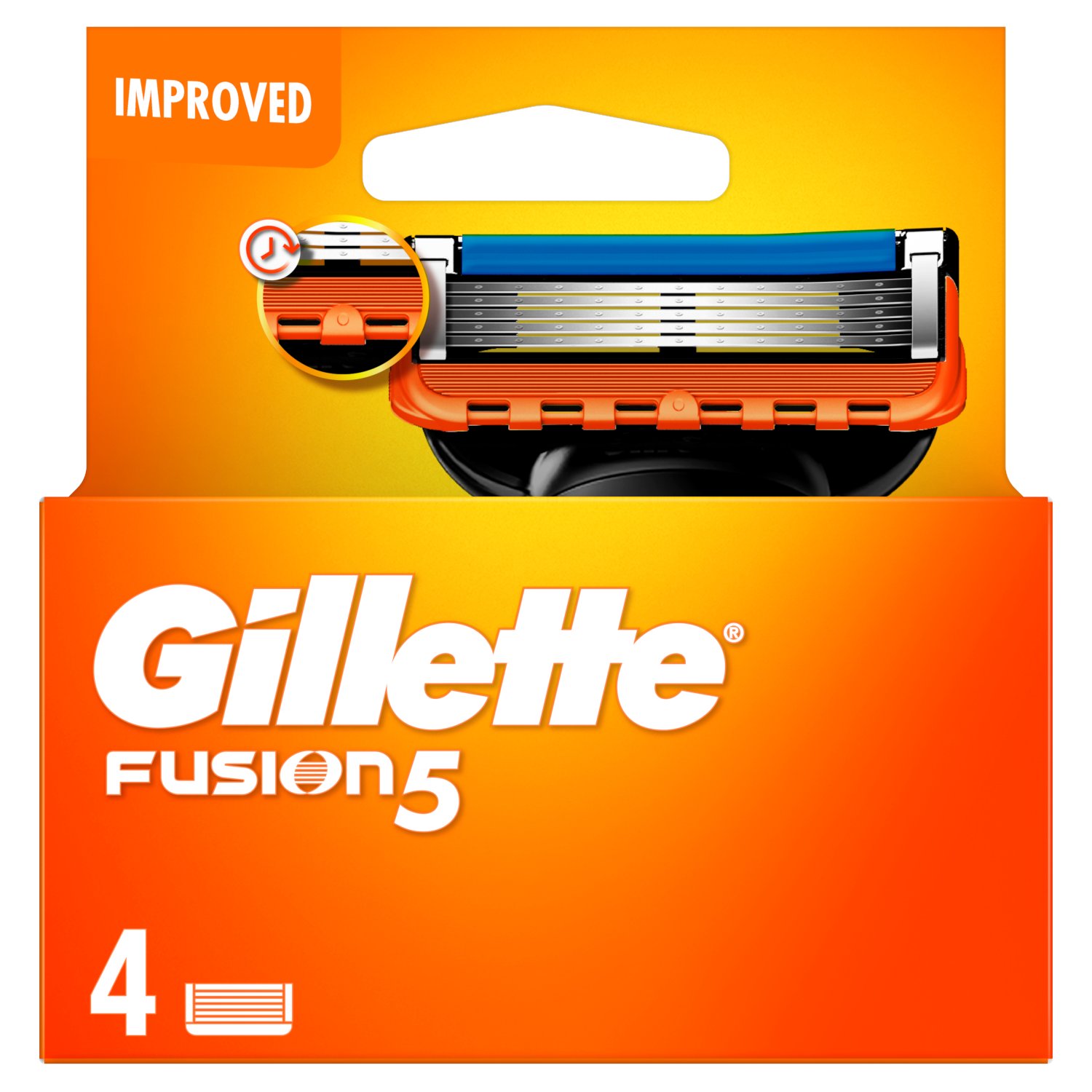 Gillette Fusion 5 Manual Blades (4 Piece)