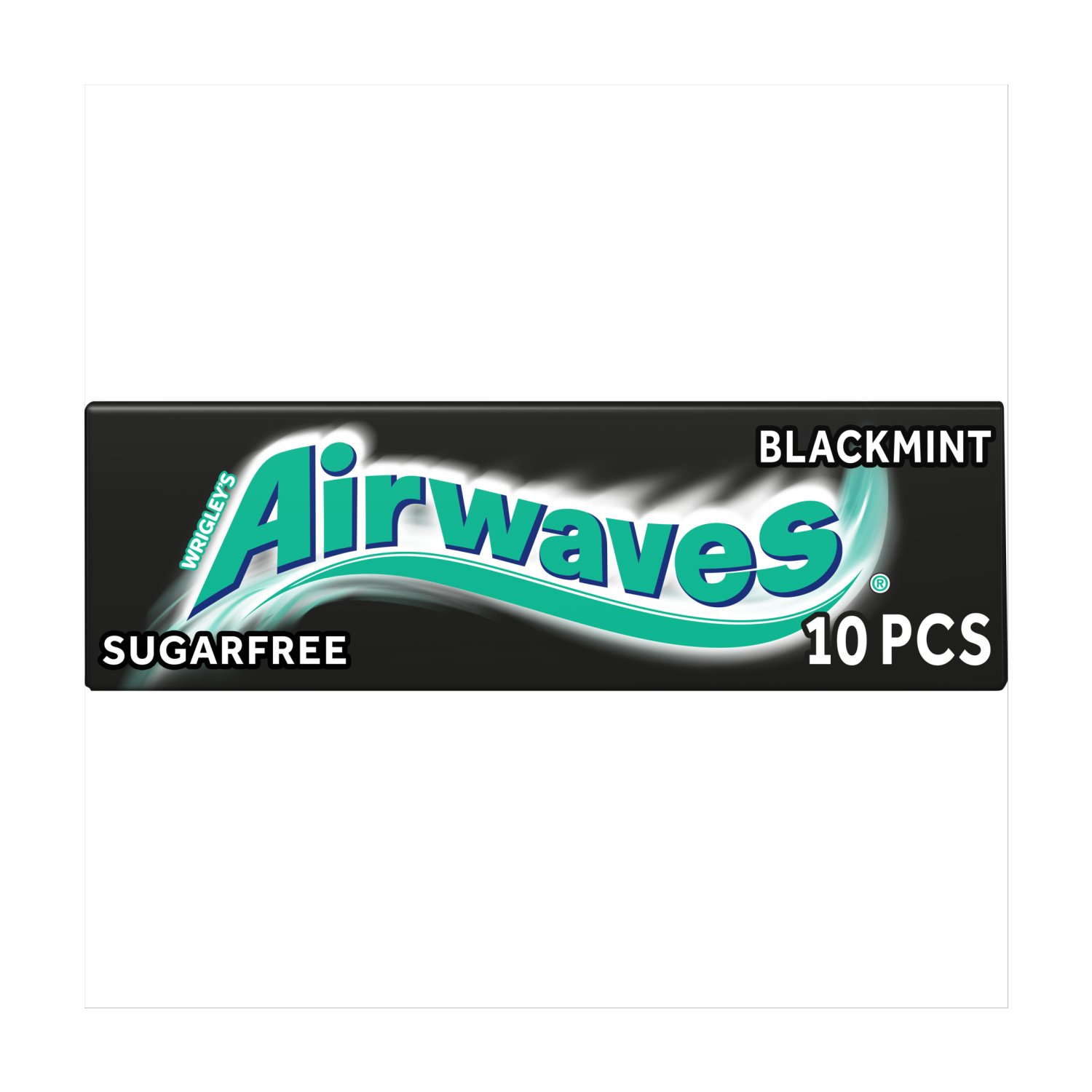 Airwaves Black Mint Sugarfree Gum 10 Pack (14 g)