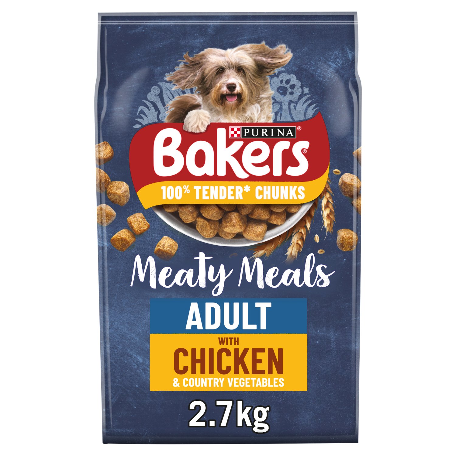 Bakers Meaty Meals Chicken Adult Dog Food (2.7 kg)