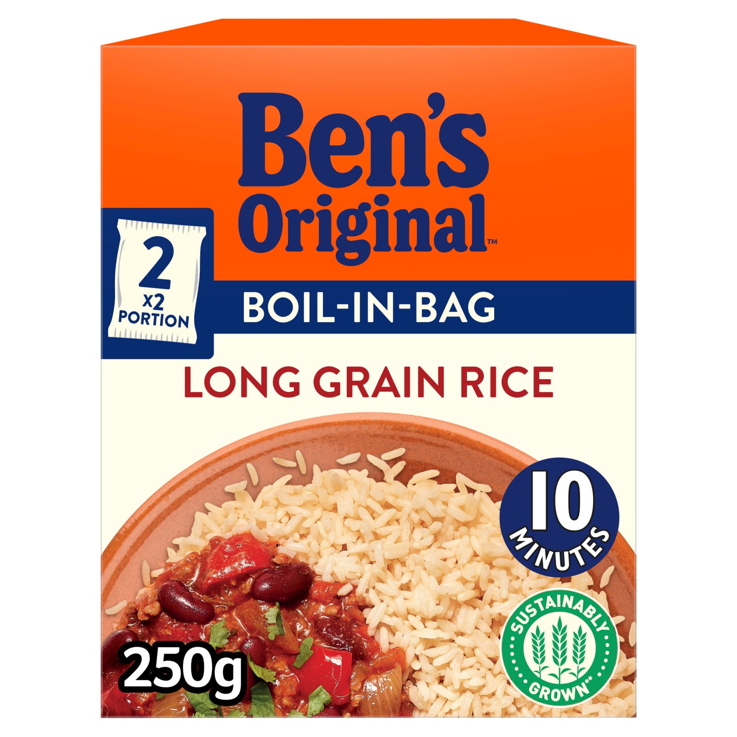 Ben's Original Boil in the Bag Long Grain Rice (250 g)