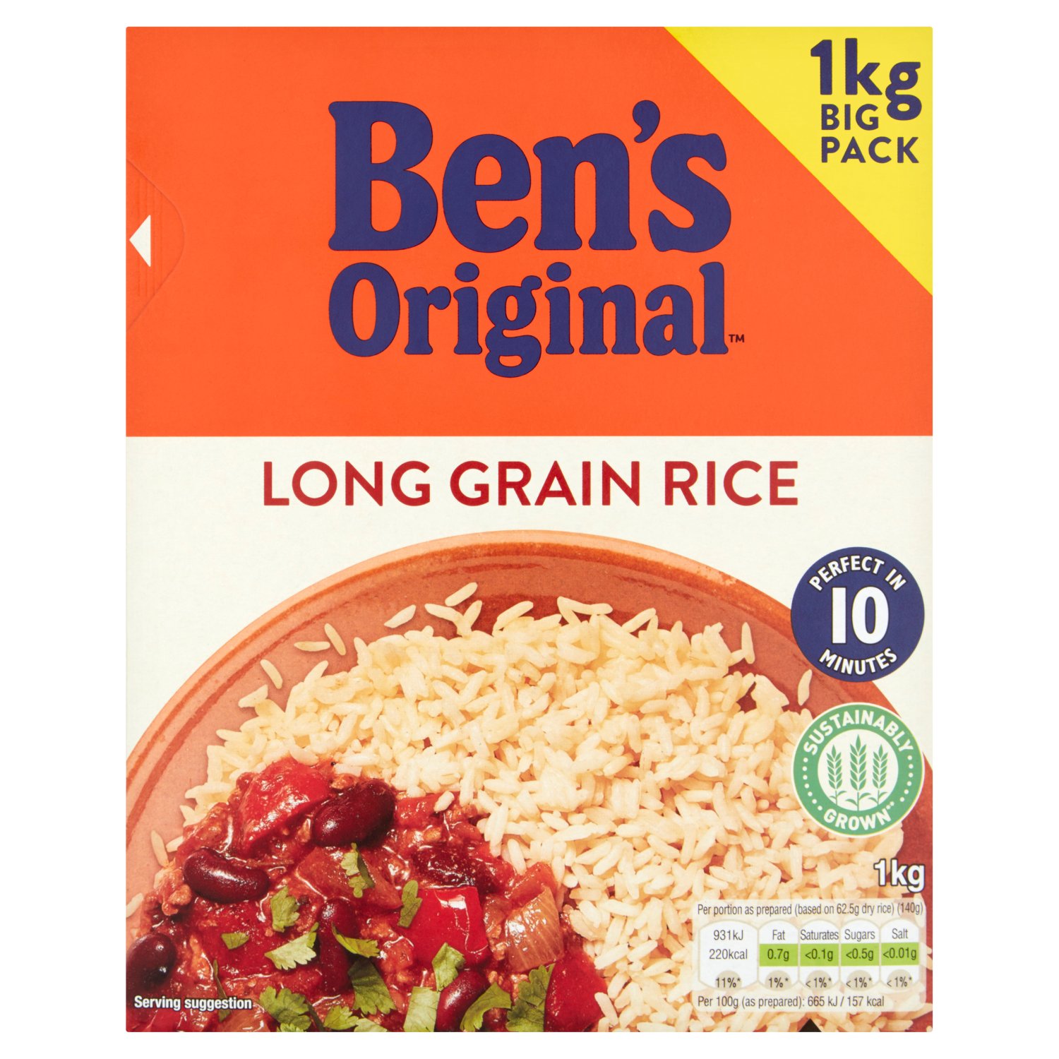 Ben's Original Loose Long Grain Rice (1 kg)