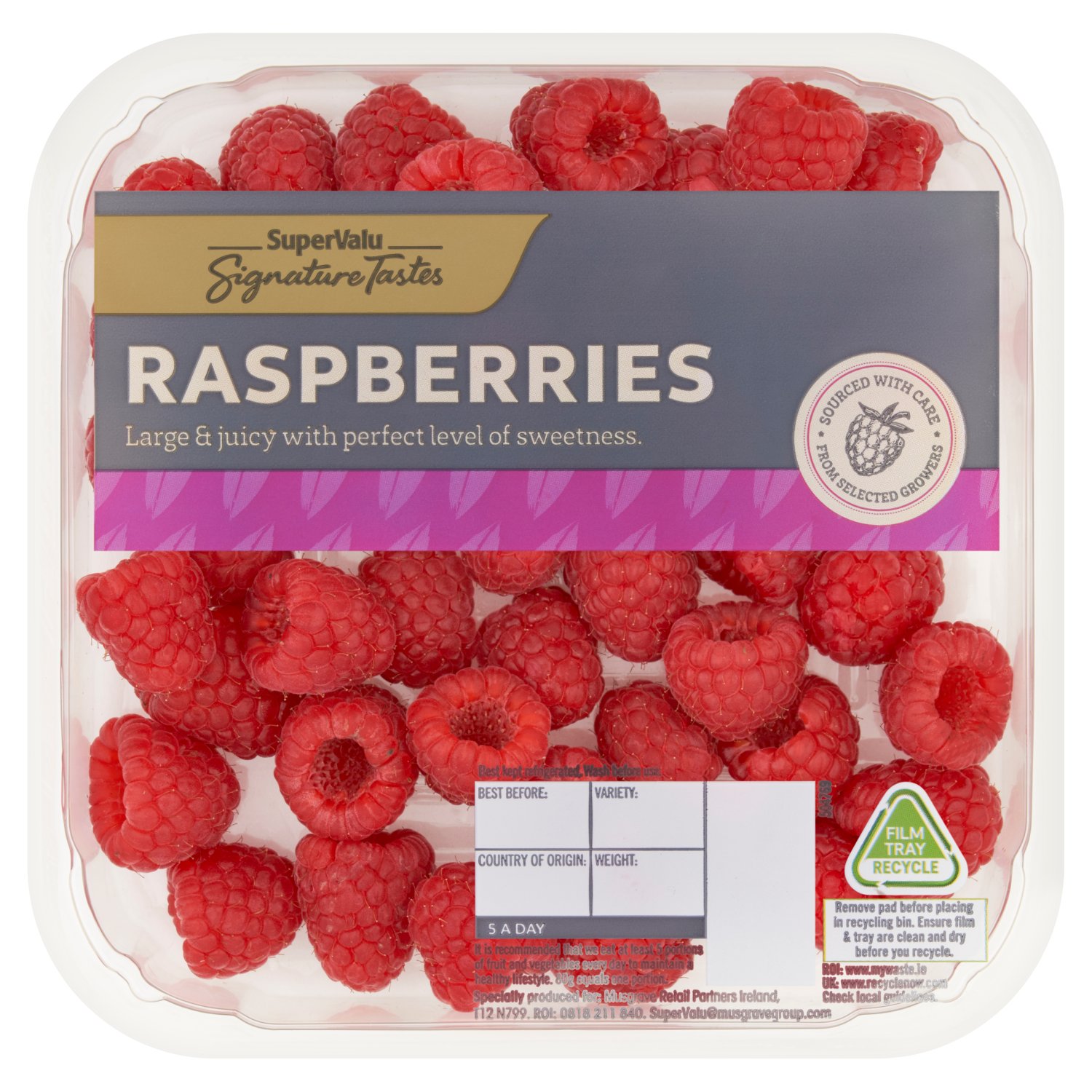 Signature Tastes Irish Raspberries (225 g)