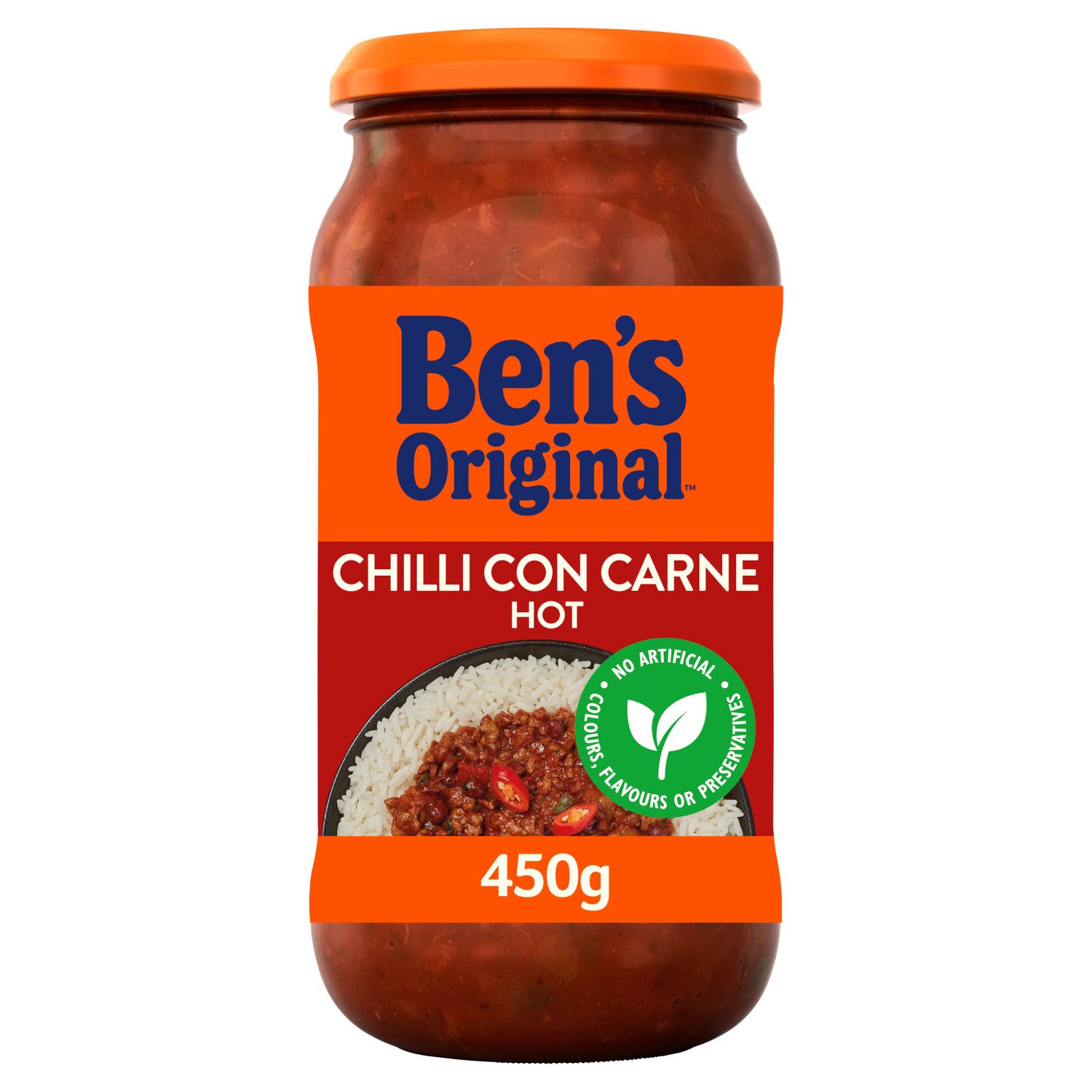 Bens Original Sauce for Chilli Con Carne Hot  (450 g)