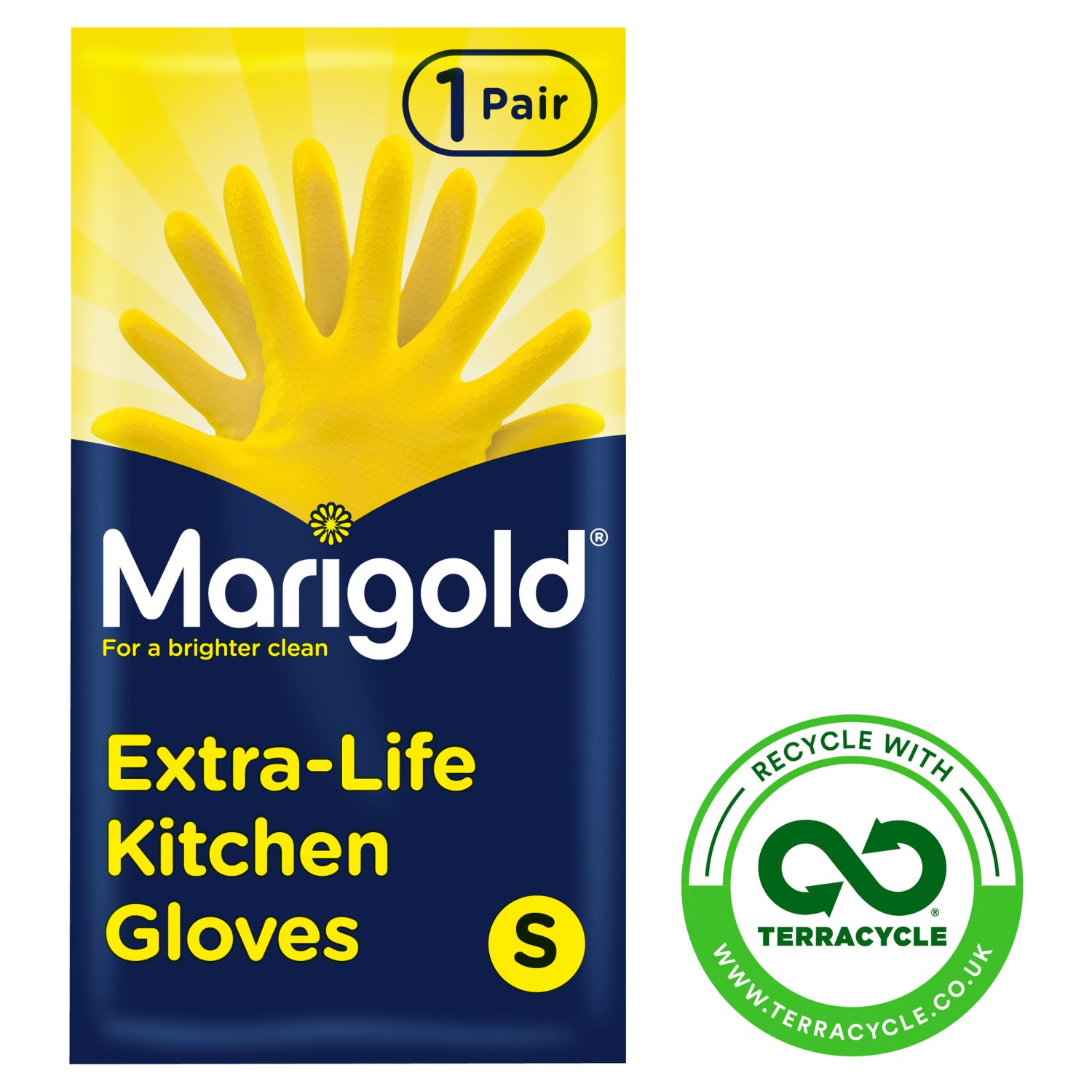 Marigold Small Extra-Life Kitchen Gloves (1 Piece)