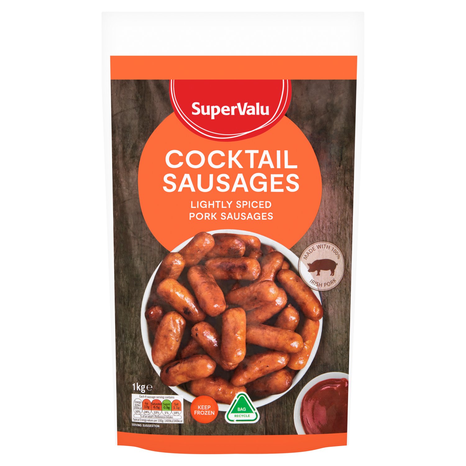 SuperValu Cocktail Sausages   (1 kg)