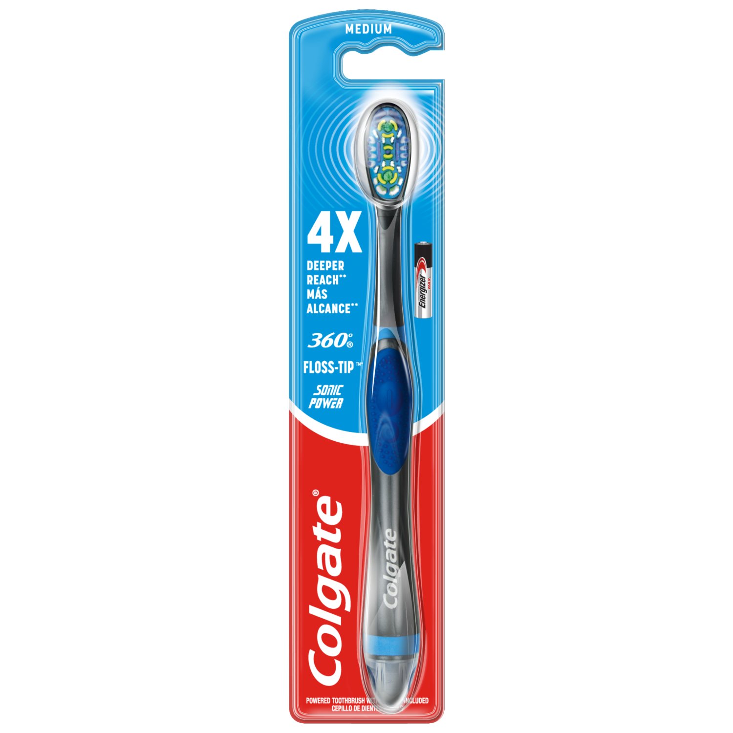 Colgate Battery Toothbrush Floss Tip Microsonic (1 Piece) - Storefront EN