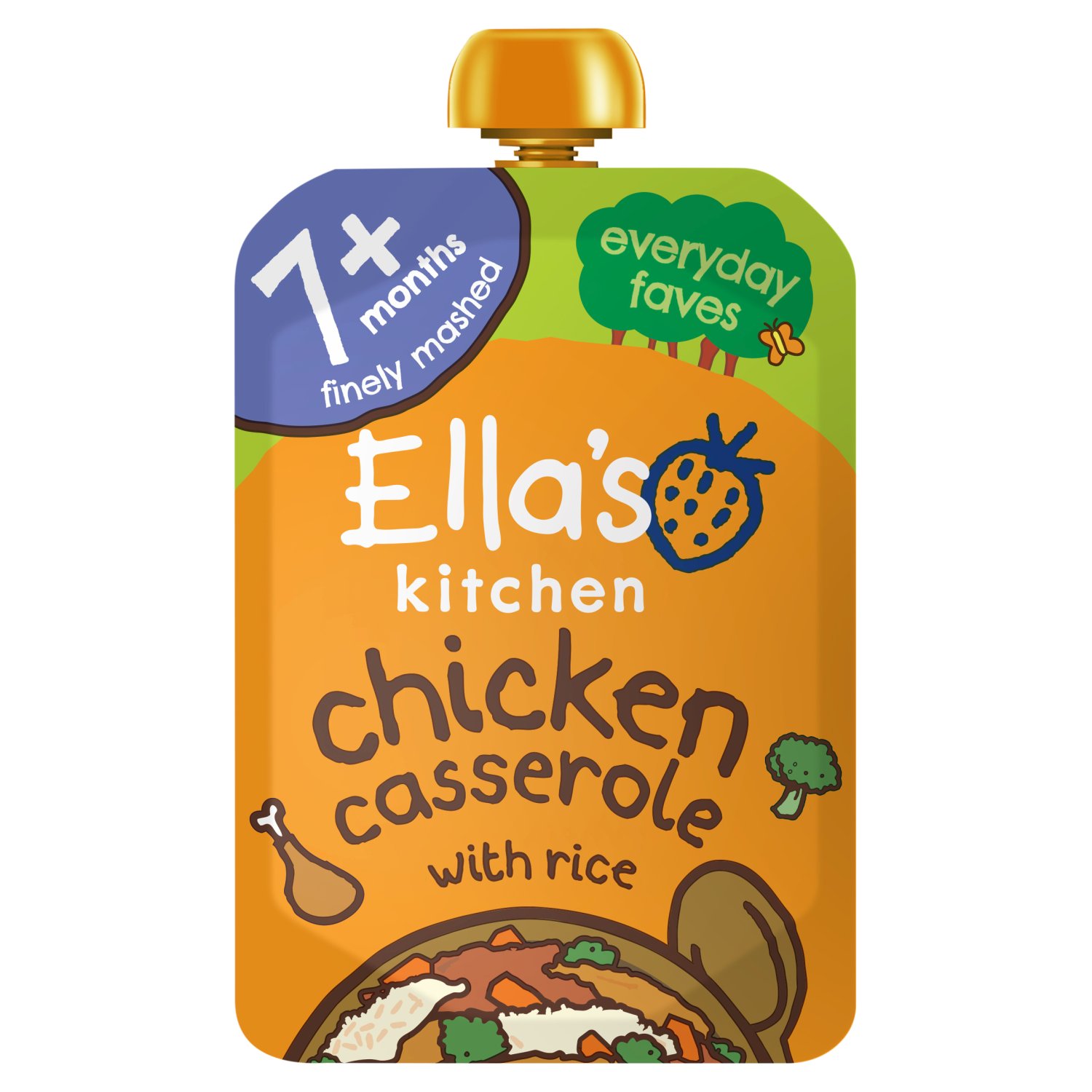 Ella's Kitchen Chicken & Rice Casserole 7+ Months (130 g)