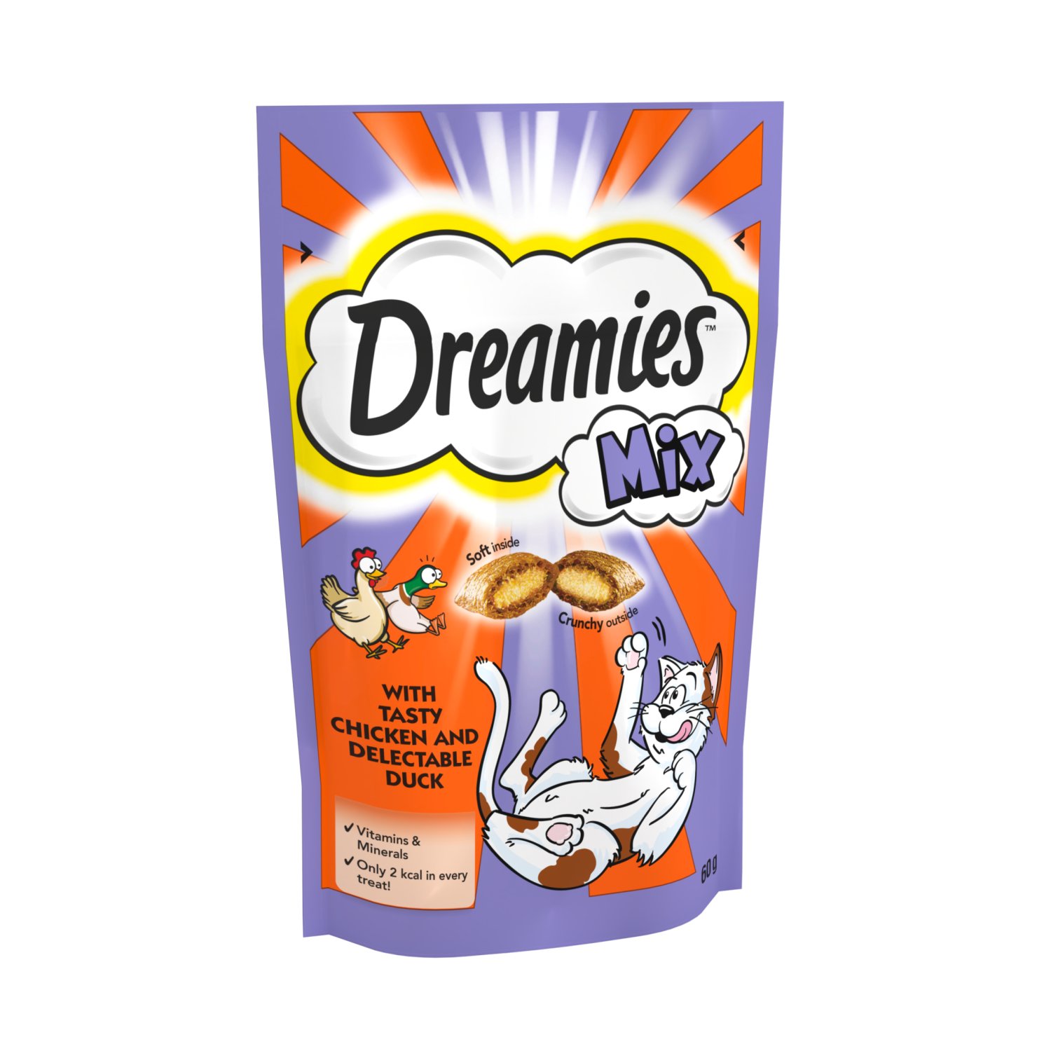 Dreamies with Chicken & Duck Cat Treats (60 g)