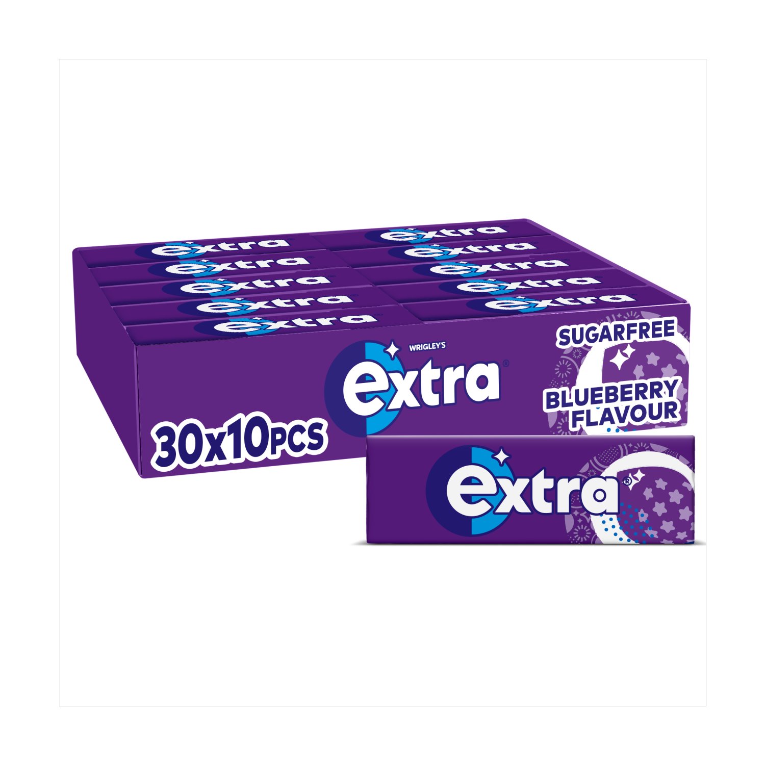 Extra Blueberry Gum Pack (14 g)