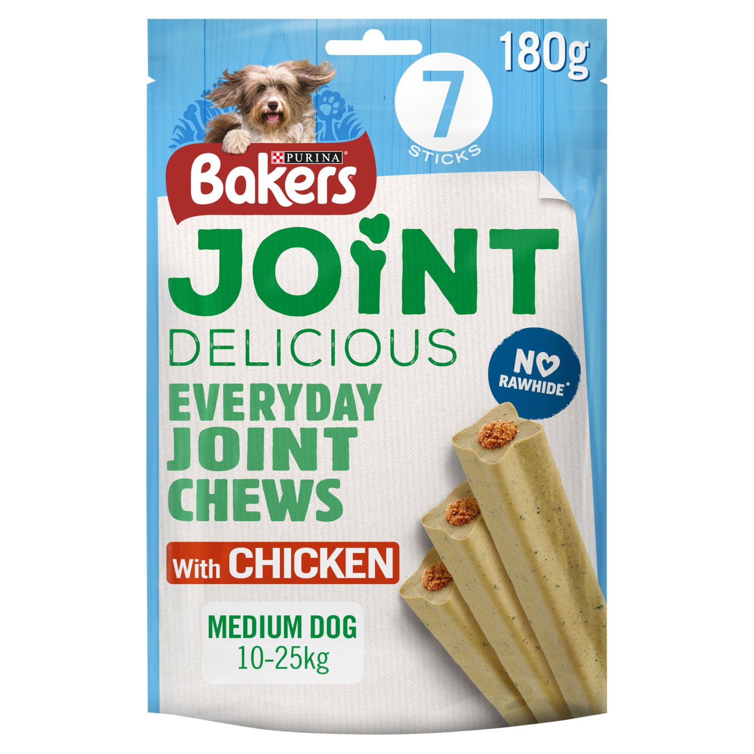 Bakers Joint Delicious with Chicken Medium Dog 7 Pack (180 g)